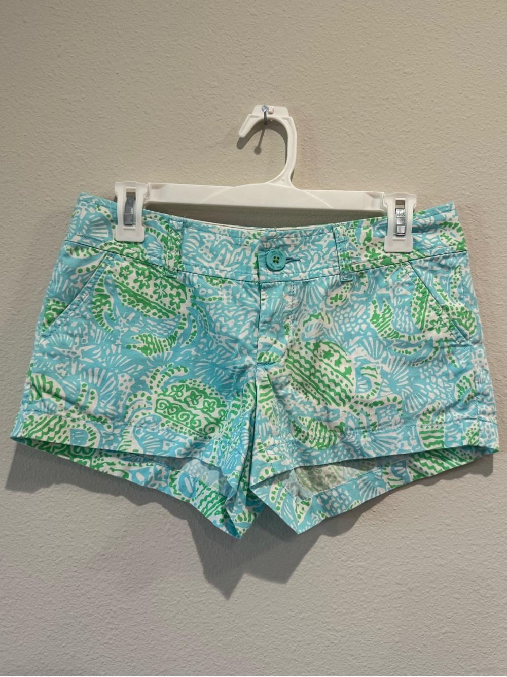 Lilly Pulitzer Women’s The Walsh Short Green Blue size 0